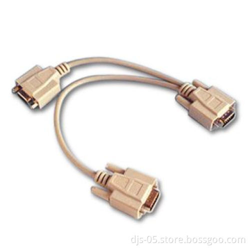 HDB 15M to HDB 15M and HDB 15F Cable with UL Certified Wire, OEM Orders are Welcomed